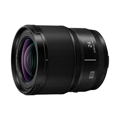 Imagen de Panasonic LUMIX S Series Lente de cámara, 24 mm F1.8 L Intercambiable para cámaras Digitales Marco Completo sin Espejo, S24