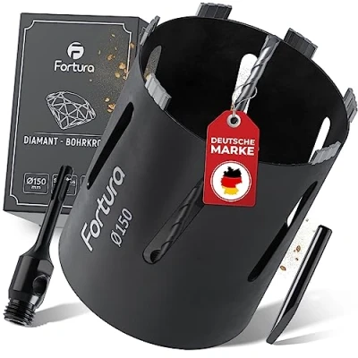 Imagen de Fortura® Broca de núcleo/corona 42 162 mm diámetro / 200 longitud/SDS Plus/broca lata/broca diamante/broca/broca diamante/corona perforación 68 mm/corona 82