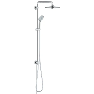 Imagen de GROHE Euphoria 260 sistema de ducha (ahorro agua, conversión para montaje en pared, 3 modos rociado, resistente a los arañazos), cromado, 27421002, Ø mm