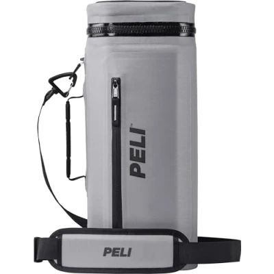 Imagen de PELI Nevera Tipo Mochila, de Primera Calidad con 2 Compartimentos aislados, para el Aventurero Todos los días, Volumen Interior: 5 litros, Color: Gris Claro