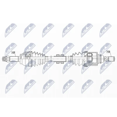 Imagen de Semi eje NTY NPW NS 144