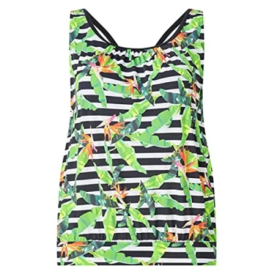 Imagen de Firefly Mayla Tops de Bikini AOP/Black/Greendark 50D