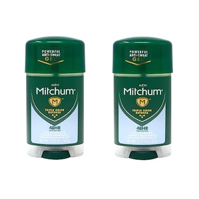 Imagen de Mitchum Desodorante para hombre Gel unsncented 2.25oz (2 unidades)
