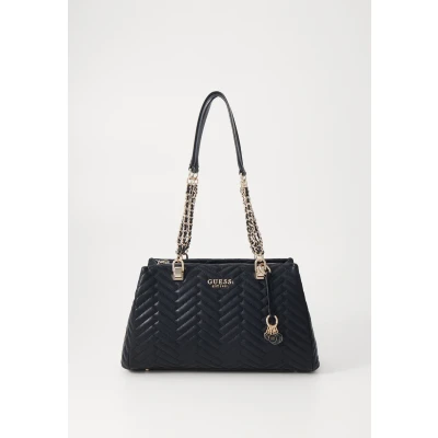Imagen de Guess Anning Shoulder Satchel Bolso de mano, Mujer, Talla: One Size, Black