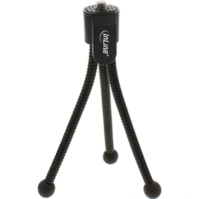 Imagen de InLine 48006 Negro tripode Trípode (53 g, Negro)