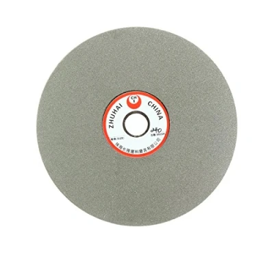 Imagen de sourcing map Herramienta de pulido disco rueda vuelta plana recubierta diamante Grit 240 6 pulgadas