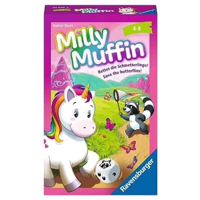 Imagen de Ravensburger Milly Muffin Gift Games 20670 Milly, Unicornio Cooperativo Juego Infantil a Partir de 4 años, Multicolor (20670)