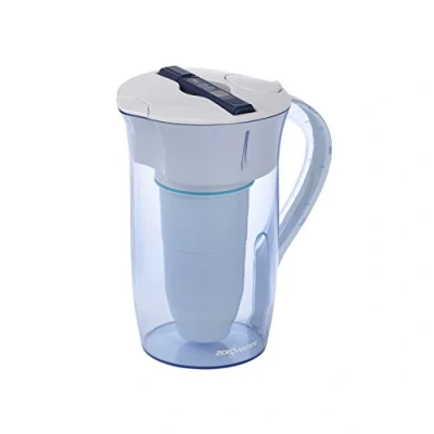 Imagen de ZeroWater Jarra filtradora Redonda de agua 2,4 L, Libre BPA y NSF certificada para Reducir la Cal el Plomo Otros Metales Pesados, Medidor TDS Cartucho Incluido