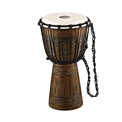 Imagen de MEINL Percussion Headliner Rope Tuned Artifact Series Djembe Small 8&quot; Brown, HDJ17 S