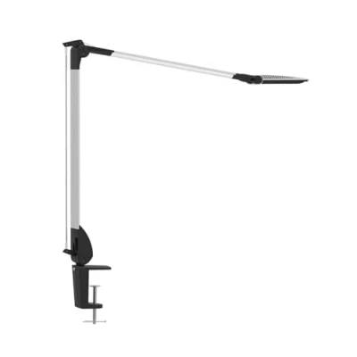 Imagen de MAULoptimus Lámpara de mesa LED, plata, base pinza
