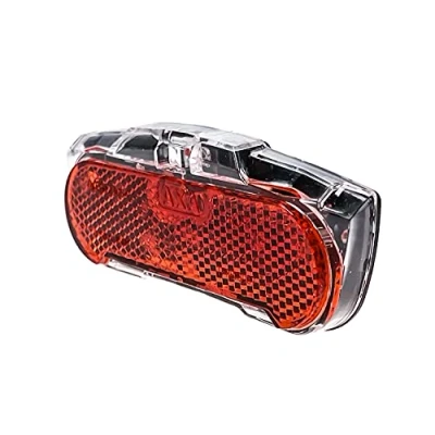 Imagen de Axa 939117 LUZ Trasera Slim Steady 50 mm A Dinamo para PORTABULTO, Adultos Unisex, Rojo, 10 x 3 cm