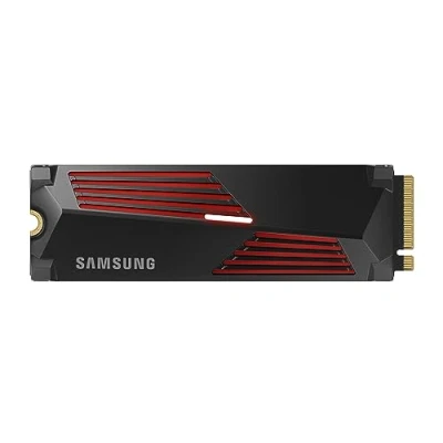 Imagen de SAMSUNG 990 Pro con disipador de Calor SSD 4TB PCIe Gen.4 X4, NVMe 2.0, Disco Duro Interno M.2, Velocidad más rápida para Juegos, Control Calor, Compatible Playstation5 (MZ V9P4T0CW)