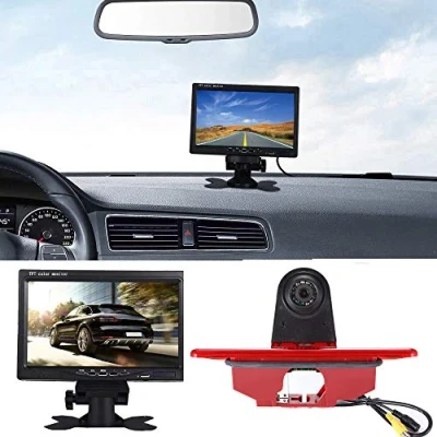 Imagen de 〔Kit de Cámara visión Trasera〕 Monitor Pantalla TFT LCD 7 Pulgadas + HD reversa luz Freno Impermeable para automóvil Peugeot Expert/Fiat Scudo/Citroen Jumpy 2007 2016