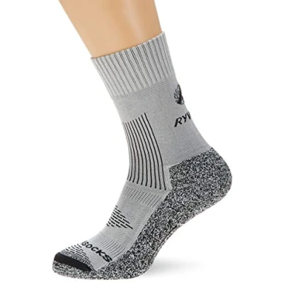 Imagen de Rywan Bi Climasocks Borde onnée zweilagige Senderismo Calcetines, Todo el año, Unisex Adulto, Color Gris Plateado, tamaño 38 40