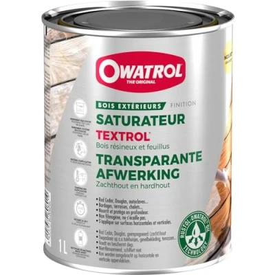 Imagen de Owatrol 801 Carbonatador TEXTROL maderas blandas externas incoloro 1 L