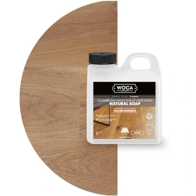 Imagen de Woca 511110A Jabón para suelos de madera, blanco, 1 litro