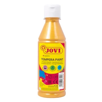 Imagen de Jovi Tempera LIQUIDA, Color Oro, 250 ml (Paquete de 1) (50238)