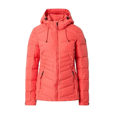 Imagen de Killtec Chaqueta acolchada con capucha desmontable para mujer Kow 149 Wmn Qltd Jckt, Mujer, desmontable, 37420 000, frambuesa, 44