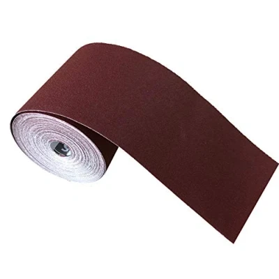 Imagen de Goodway Rollo de papel lija, 115 mm x 10 m, grano 180, óxido aluminio, lija para aplicaciones universales