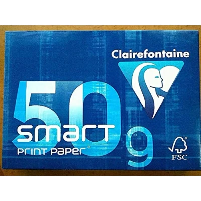 Imagen de Clairefontaine Smart 1932 Papel (A4, 500 hojas, 50 g, 6 unidades), color blanco