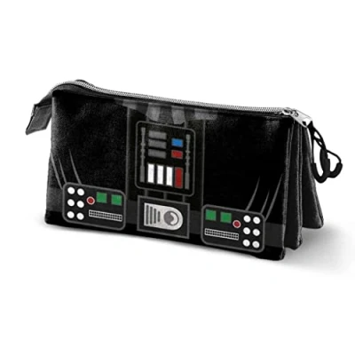 Imagen de Star Wars Estuche Portatodo Triple, 23 x 11 cm, ECO Vader