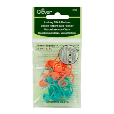 Imagen de Clover Marcador con Cierre, Multicolor, 13x6.5x3 cm, 20 Unidades