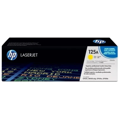 Imagen de Tóner Amarillo Hp 125a Cb542a