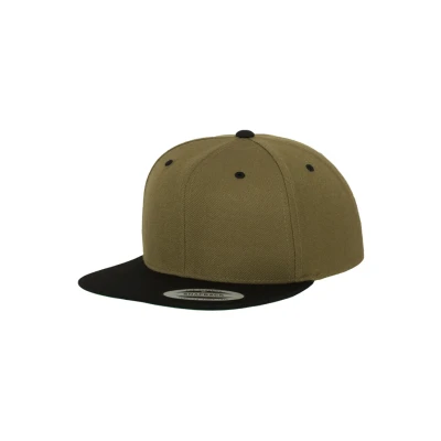 Imagen de Flexfit Classic Snapback 2TONE Gorra, Talla: One Size, Olive/black