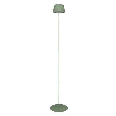 Imagen de Reality Leuchten Suárez lámpara de mesa LED recargable, verde, altura 39 cm, metal
