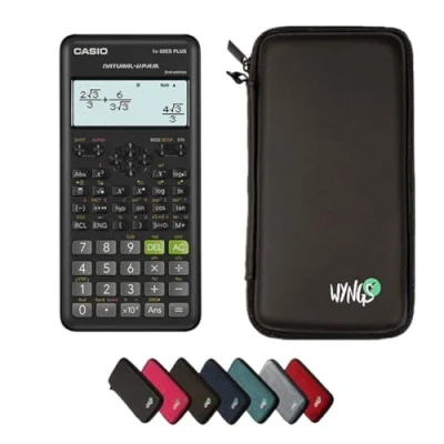 Imagen de CALCUSO Paquete Básico Negro con Calculadora Casio FX 82ES Plus 2nd Edition (Inglés)