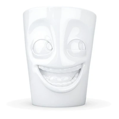 Imagen de Fifty Eight T018501 Ingeniosamente Taza, Porcelana, Blanco, 12 x 10 cm