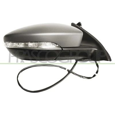 Imagen de Espejo retrovisor Prasco Premium VG0557323P derecha imprimado eléctrico calefactable, convexo, no tintado VOLKSWAGEN: Passat B7 Berlina