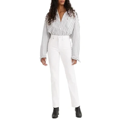 Imagen de Levi&#039;s 724 HIGH RISE Straight Vaqueros slim fit, Mujer, Talla: 31x34, Western white