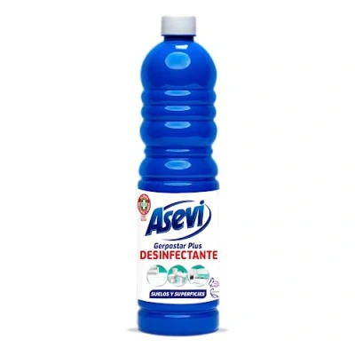 Imagen de Asevi desinfectante Suelos y Superficies Limpiador multiusos sin lejía Elimina gérmenes bacterias 1 l