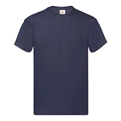 Imagen de Fruit of the Loom Herren Original T. T Shirt (5er Pack), Farbe:Deep Navy, Größe:3XL