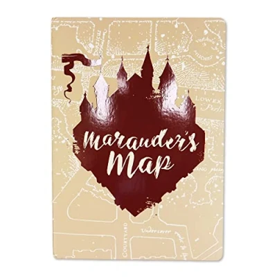 Imagen de Half Moon Bay Official Tarjeta A5 FLEXI HARRY POTTER MAPA DEL MERODEADOR