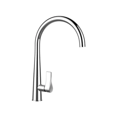 Imagen de Schock 521000CHR Cocina Gota Cromado Grifo de Alta presión con caño Fijo y Conexiones estándar, Cromo, klein