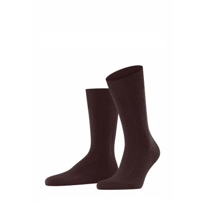 Imagen de FALKE Lhasa Rib M SO lana cachemira unicolor 1 par, Calcetines Hombre, Rojo (Barolo 8596) nuevo ecológico, 39 42