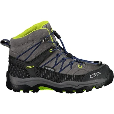 Imagen de CMP Kids Rigel Mid Trekking Shoe Wp, Botas de Senderismo Unisex niños, Black Graffite Marine, 37 EU