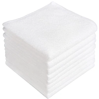 Imagen de AIDEA Bayetas de Limpieza Microfibra 8 Unidades,Toallas Reutilizables Multifuncionales,Paños Lavable sin Rayas Pelusa para Casa,Cocina, Automóvil,Ventanas 29x29cm