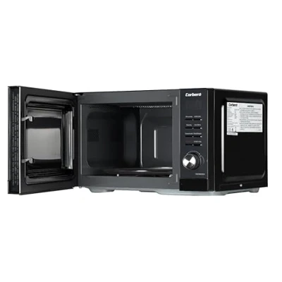 Imagen de Corberó Microondas Libre Instalación CMICM8025DB Capacidad 25L Potencia 900W Auto Menú 5 Niveles de Control Digital Grill Modo Descongelar Negro, Acero inoxidable