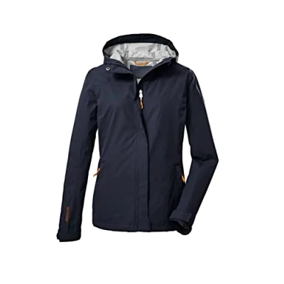 Imagen de killtec Women&#039;s Chaqueta funcional de 2 1/2 capas/chaqueta exterior con capucha, plegable KOS 49 WMN JCKT, dark navy, 38, 39167 000