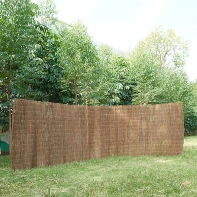 Imagen de casa.pro Valla de Brezo Jardín Exterior Balcón Terraza Pantalla Privacidad Protección contra Viento Resistente 1,5kg/m² Ramas Secas Rollo 500x200 cm Aspecto Natural