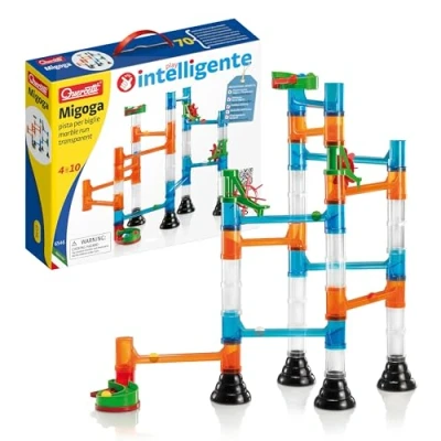 Imagen de Quercetti 45 Piece Transparent Marble Run Construction Toy
