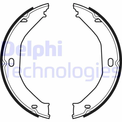 Imagen de DELPHI LS2078 Zapatas de Freno Mano JEEP: Grand Cherokee 2, I, III