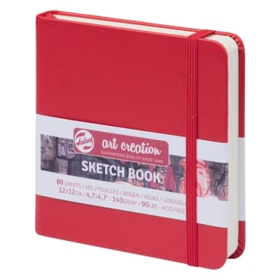 Imagen de TAC SKETCH BLACK RED 12X12 160G