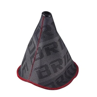 Imagen de muge racing Cubierta para palanca de cambios coche, lona duradera, universal, color gris