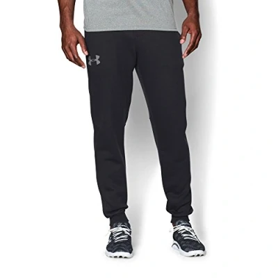 Imagen de Under Armour Rival Cotton Jogger Pantalones para Hombre, Color Negro, Talla L