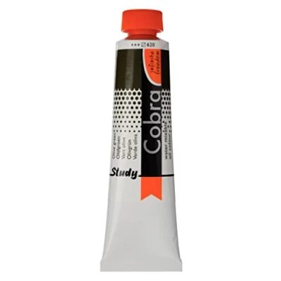 Imagen de Cobra Royal Talens Artists&#039; Water Mixable Oil Color, 40ml Tube, Olive Green (25056200)