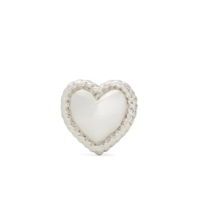 Imagen de Kate Spade New York Pendientes De Corazón, Color Plateado
